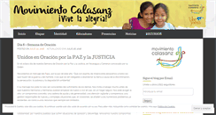 Desktop Screenshot of movimientocalasanz.com